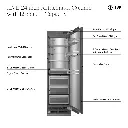 ILVE URFC24SNW 24 inch Refrigerator Column with 12.5 cu. ft. Capacity, Internal Water Dispenser 