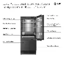 ILVE URBM30SIWPRY 30 inch Built-In Bottom Freezer Refrigerator with 16 cu. ft. Capacity, Reversible Door, Energy Star, Sabbath Mode