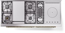 ILVE UP60FSNMPAWG Nostalgie II 60" Dual Fuel Range, top view