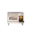 ILVE_UPI486NMPAWG_Nostalgie_II_30"_Dual_Fuel_Range_side_oven_door_opened