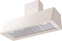 ILVE UAG48AW Nostalgie 48" Range Hood, bottom angled view