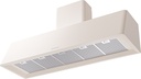 ILVE UAG60AW Nostalgie 60" Range Hood, bottom angled view