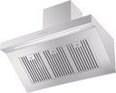 ILVE UAGQ40SS Professional Plus 40" Range Hood, bottom angled view