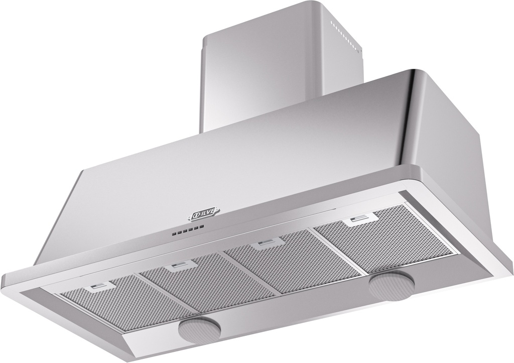 ILVE UAM120SS Majestic 48" Range Hood, bottom angled view