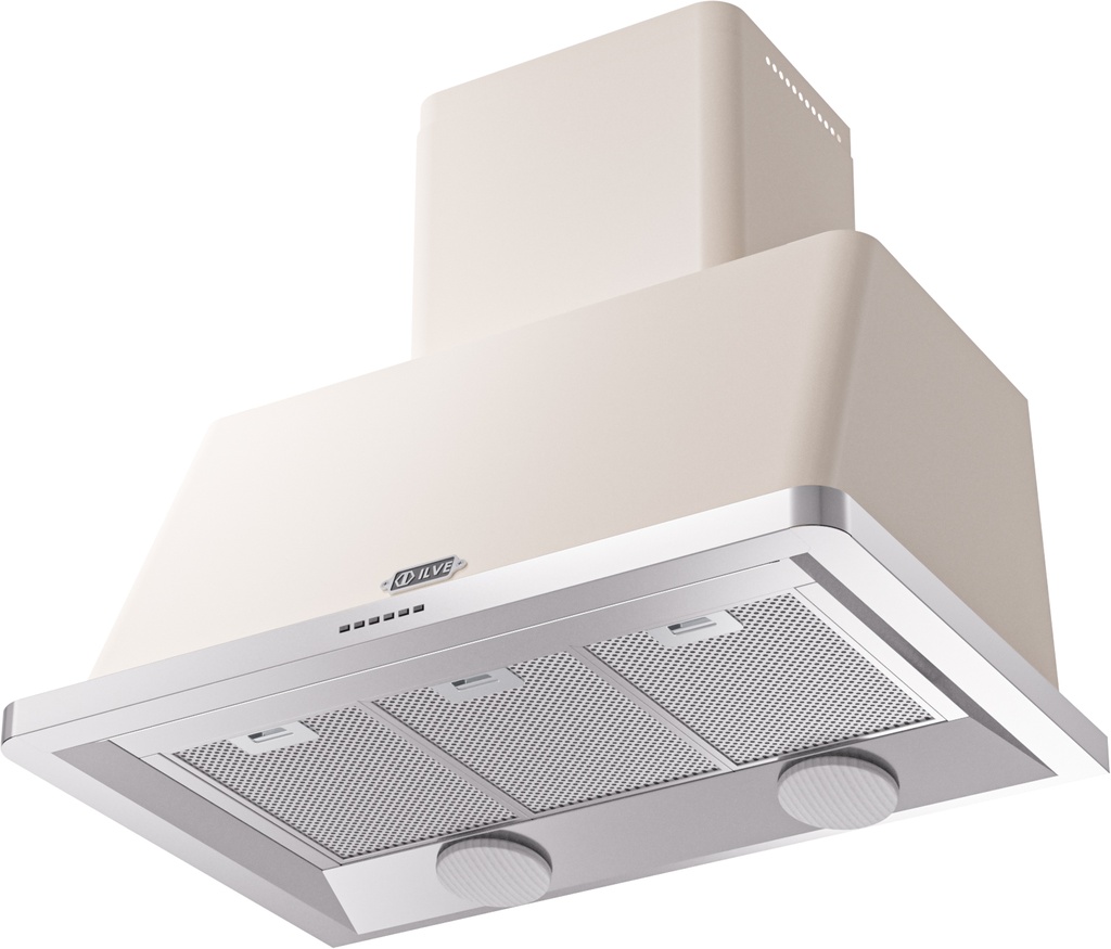 ILVE UAM90AW Majestic 36" Range Hood, bottom angled view