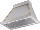 ILVE UANB36SSG Nostalgie Noblesse 36" Range Hood, bottom angled view