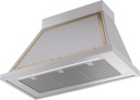 ILVE UANB40SSG Nostalgie Noblesse 40" Range Hood, bottom angled view