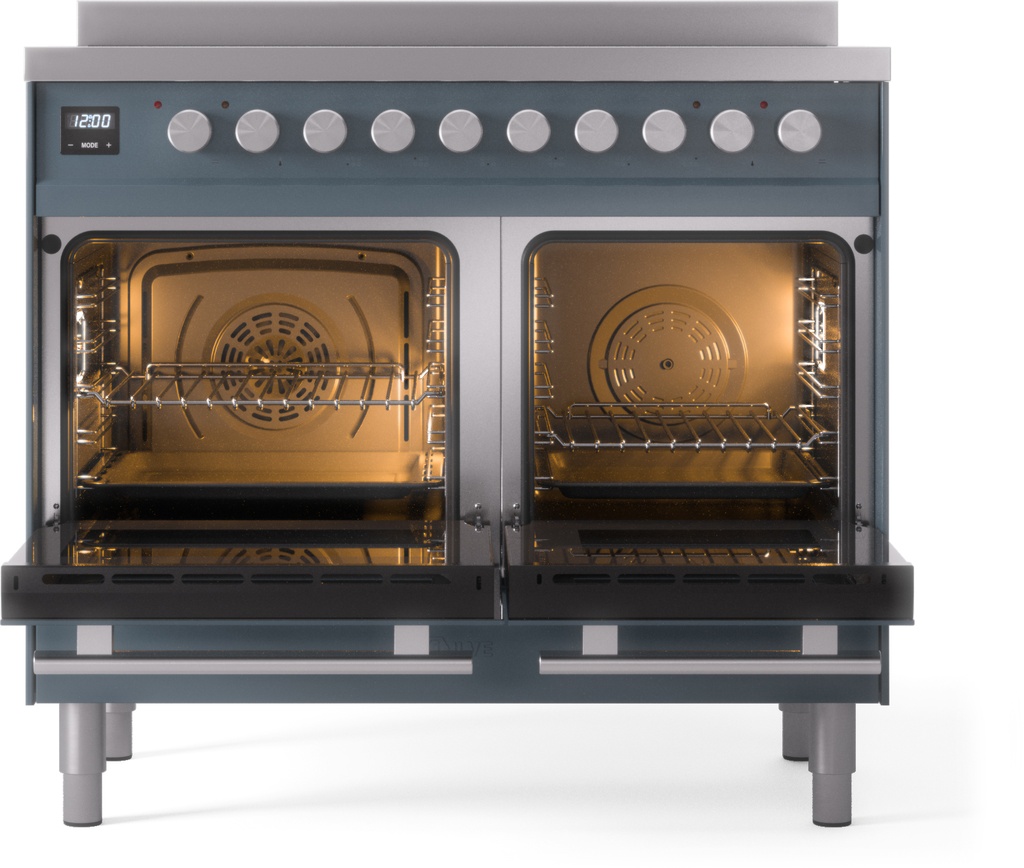 ILVE_UPDI406WMPBG_Professional_Plus_II_oven_door_opened