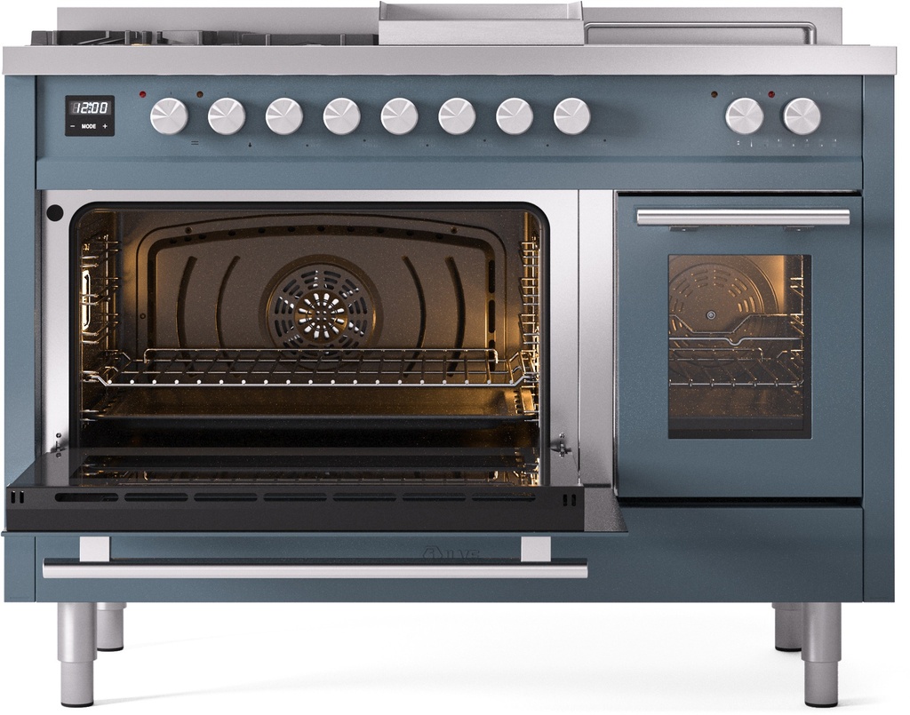 ILVE_UP48FSWMPBG_Professional_Plus_II_main_oven_door_opened