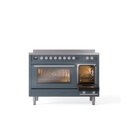 ILVE_UPI486WMPBG_Professional_Plus_II_30"_Dual_Fuel_Range_side_oven_door_opened