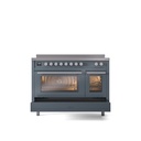 ILVE_UPI486WMPBG_Professional_Plus_II_30"_Dual_Fuel_Range_drawer_opened