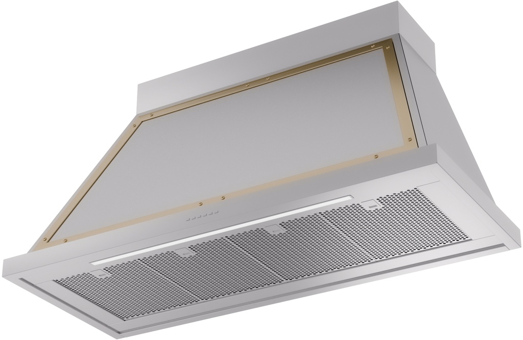 ILVE UANB48SSG Nostalgie Noblesse 48" Range Hood, bottom angled view