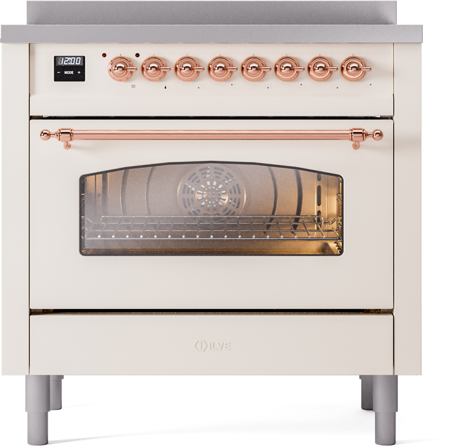 ILVE UPI366NMPAWG Nostalgie II 36" Induction Range, front view