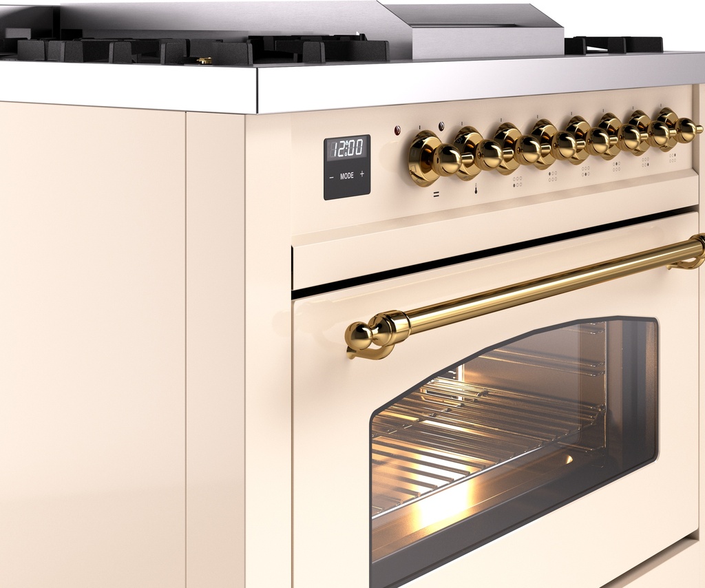 ILVE Nostalgie II 36" UP36FNMPAWG Dual Fuel Range details