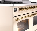 ILVE UPD40FNMPAWG Nostalgie II 40" Dual Fuel Range, details