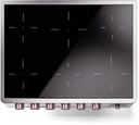 ILVE Panoramagic 36" UPMI09S3SS Induction Range, top view