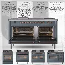 ILVE_UP48FSNMPAWG_Nostalgie_II_48"_Dual_Fuel_Range_front_view