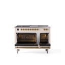 ILVE_UP48FSNMPAWG_Nostalgie_II_48"_Dual_Fuel_Range_oven_door_opened