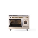 ILVE_UP48FSNMPAWG_Nostalgie_II_48"_Dual_Fuel_Range_main_oven_door_opened