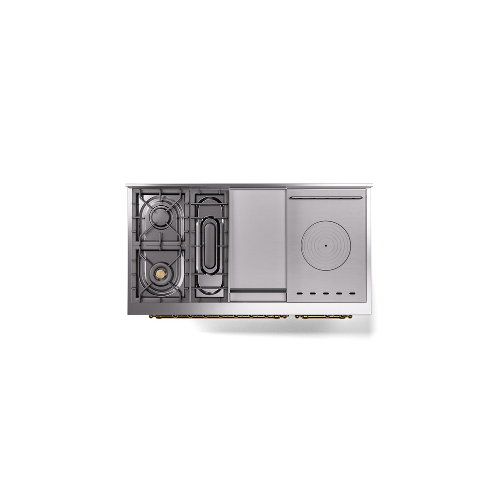 ILVE_UP48FSNMPAWG_Nostalgie_II_48"_Dual_Fuel_Range_top_view