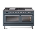 ILVE UP60FSWM Professional Plus II 60 inch Dual Fuel Range 