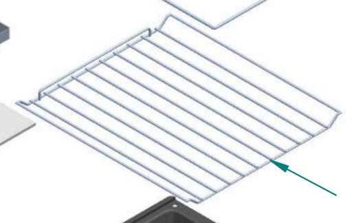 [A09235] ILVE Parts A/092/35 OVEN GRID 40