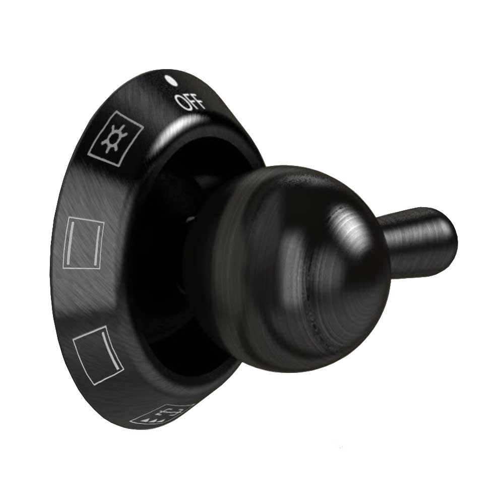 ILVE Parts EG9488014000118 Multifunction Burnished Knob for Nostalgie II Ranges