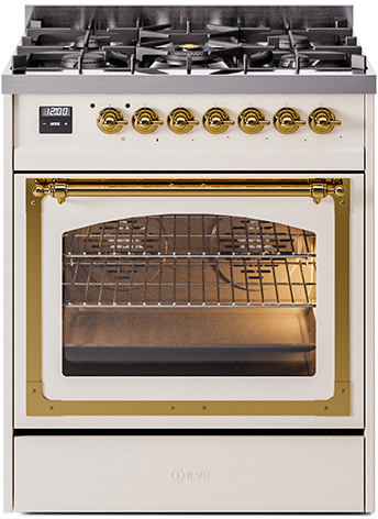 ILVE UN30NMP Nostalgie II Noblesse 30" Dual Fuel Range 