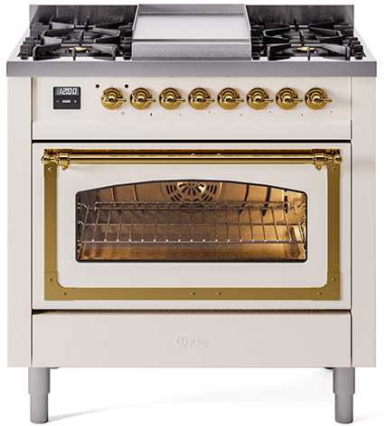 ILVE UN36FNM Nostalgie II Noblesse 36" Dual Fuel Range