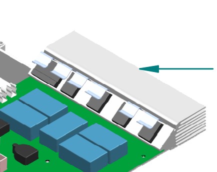ILVE Parts EA6254041000000 Power board 4 burner generator