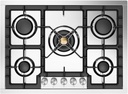 ILVE UHCPT75 Professional Plus II 30 inch Built-In Gas Cooktop with 5 Burners, in Stainless Steel