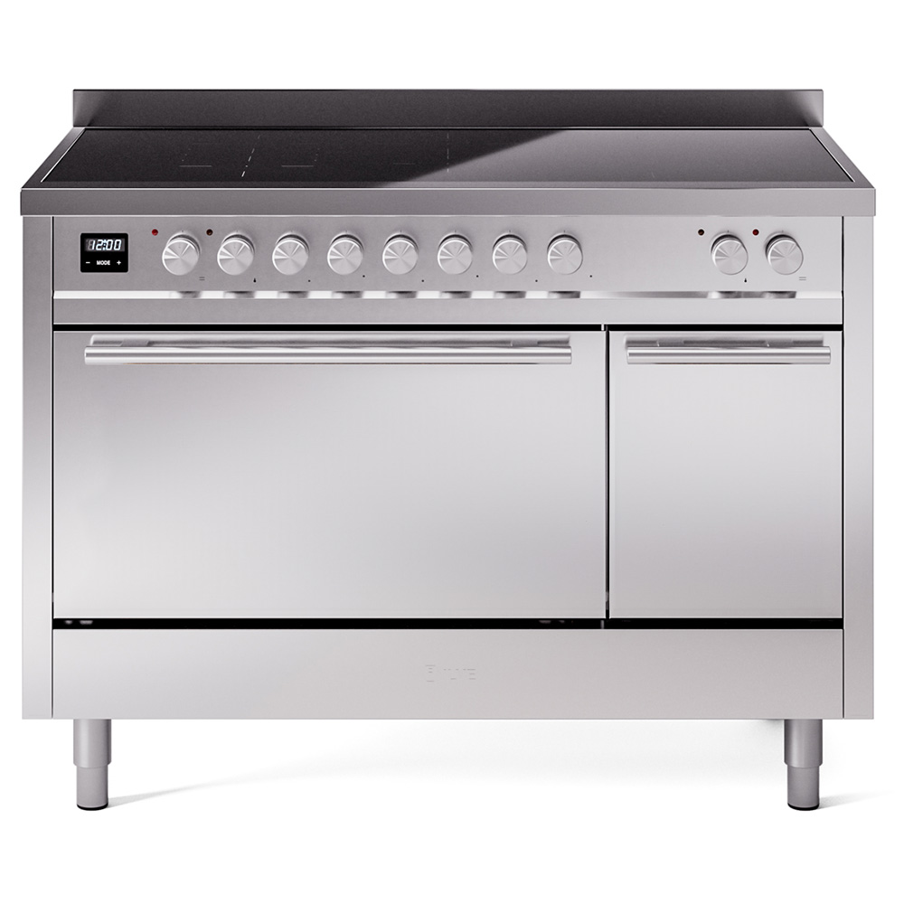 ILVE UPI486WMP Professional Plus II 48 inch Induction Range with 6 Elements, 5.02 cu. ft. Total Dual Oven Capacity