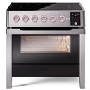 ILVE UPMI09S3SS Panoramagic 36 inch Induction Range with 6 Elements, 3.5 cu. ft. Oven Capacity (Stainless Steel)
