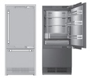 ILVE URBM30SIWPRY 30 inch Built-In Bottom Freezer Refrigerator with 16 cu. ft. Capacity, Reversible Door, Energy Star, Sabbath Mode