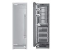 ILVE UFFC24SIN 24 inch Freezer Column with 12.3 cu. ft. Capacity, Automatic Ice Maker, up to 3.9 lb Daily Production, Full Size Ceiling LED Illumination Panel