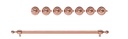 ILVE Copper Knobs and Handle Bundle for 30 inch Nostalgie Dual Fuel