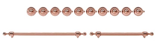 [EN40P62211] ILVE Copper Knobs and Handles Bundle for 40 inch Nostalgie Dual Fuel