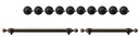 ILVE Burnished Knobs and Handles Bundle for 40 inch Nostalgie Dual Fuel