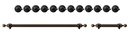 ILVE Burnished Knobs and Handles Bundle for 48 inch Nostalgie Dual Fuel with Griddle