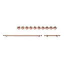 ILVE Copper Knobs and Handles Bundle for 48 inch Nostalgie Dual Fuel with Frenchtop