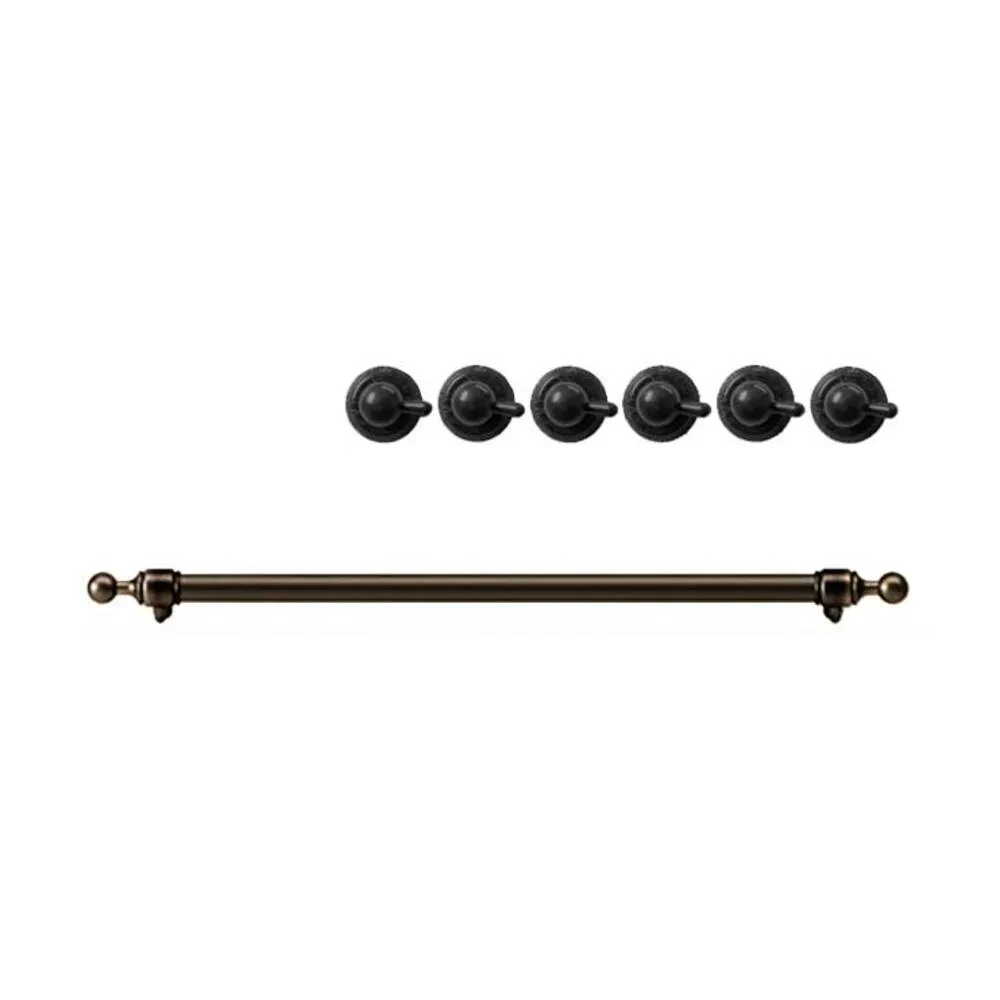 ILVE Burnished Knobs and Handle Bundle for 30 inch Nostalgie Induction
