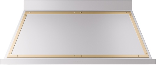 [UANB60SSG] ILVE UANB60 Nostalgie II Noblesse 60 inch Range Hood with 600 CFM (Stainless Steel, Brass)