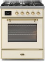 ILVE UM30D Majestic II 30 inch Dual Fuel Range