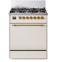 ILVE UP30NMP Nostalgie II 30 inch Dual Fuel Range with 5 Burners