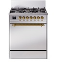 ILVE UP30NMP Nostalgie II 30 inch Dual Fuel Range with 5 Burners with 4 cu. ft. Oven Capacity