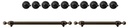 ILVE Burnished Knobs and Handle Bundle for 40 inch Nostalgie Induction