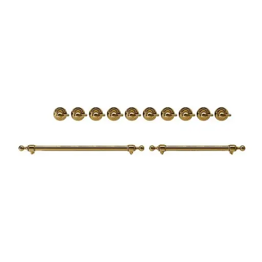 [EN40GI621111] ILVE Brass Knobs and Handle Bundle for 40 inch Nostalgie Induction