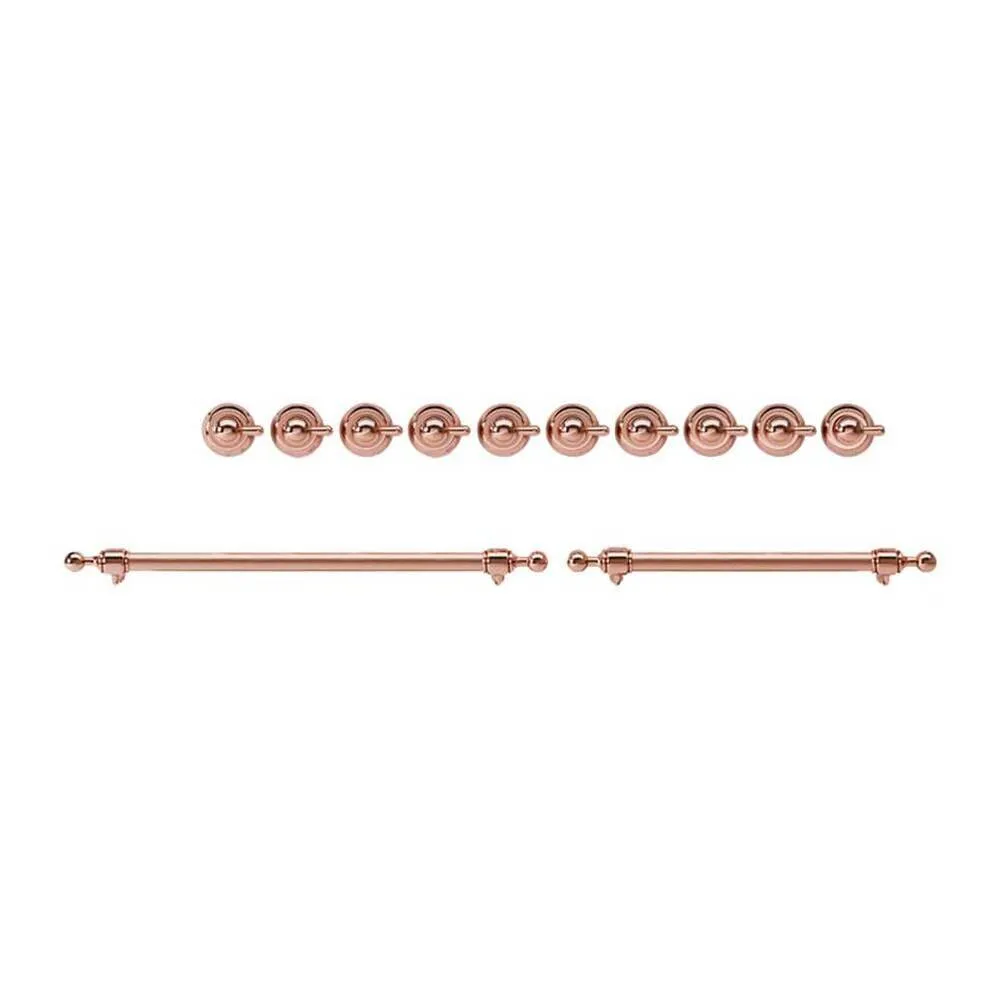 ILVE Copper Knobs and Handle Bundle for 40 inch Nostalgie Induction