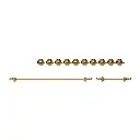 ILVE Brass Knobs and Handle Bundle for 48 inch Nostalgie Induction