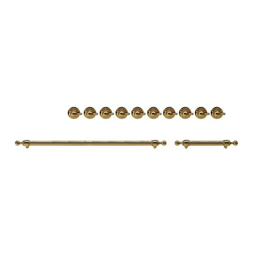 [EN48GI62111] ILVE Brass Knobs and Handle Bundle for 48 inch Nostalgie Induction